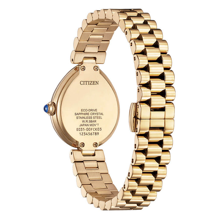 Orologio Citizen Lady Rainell Eco-Drive Oro Rosa Quadrante Verde 26,2 mm