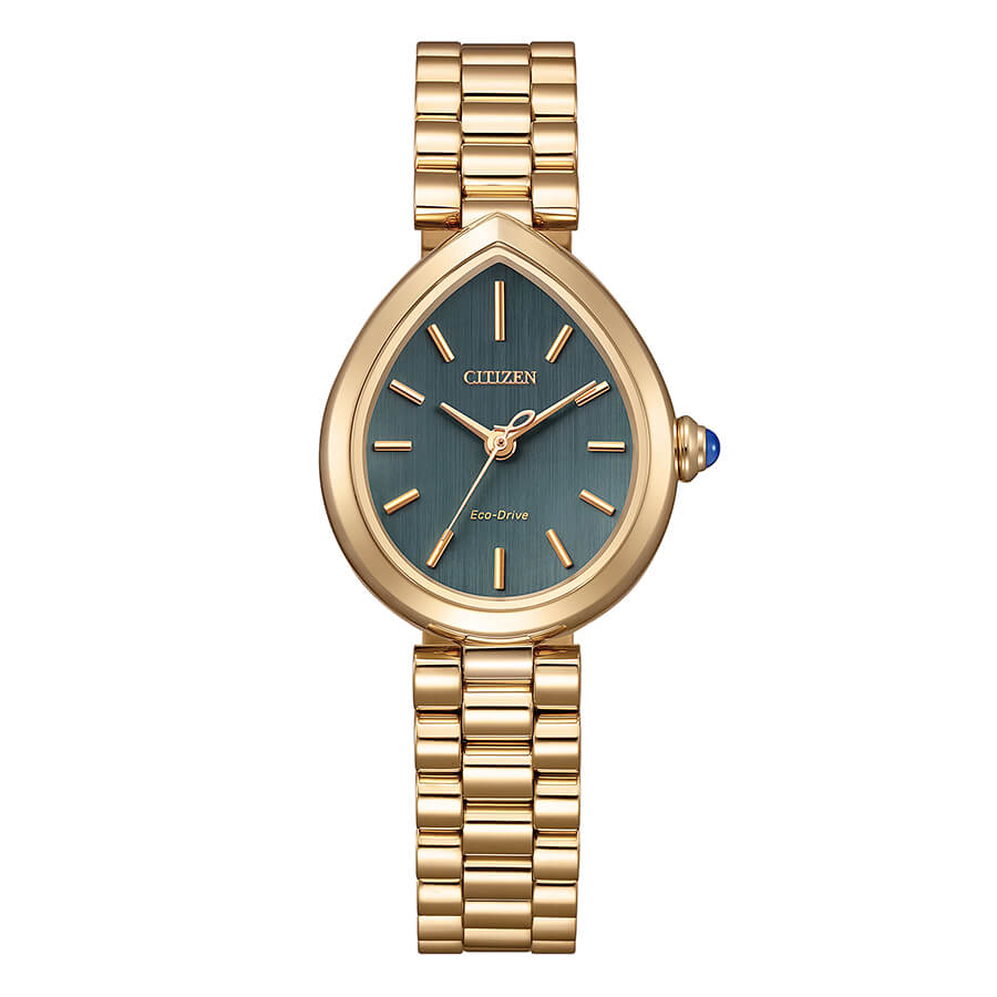 Orologio Citizen Lady Rainell Eco-Drive Oro Rosa Quadrante Verde 26,2 mm