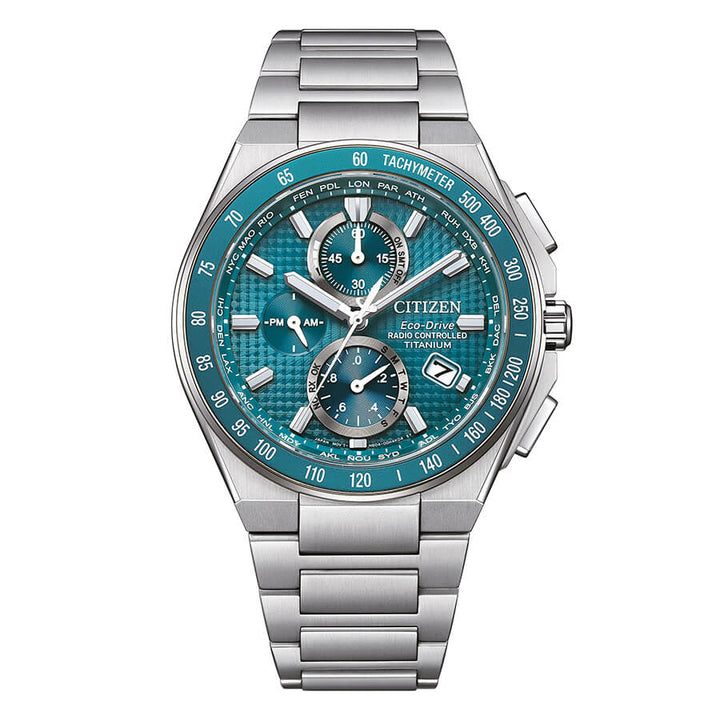 Orologio Citizen AT8 Radiocontrollato Eco-Drive Super Titanio Ottanio 40,5 mm