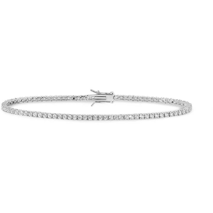 Bracciale Comete Tennis con Zirconi Bianchi 2 mm