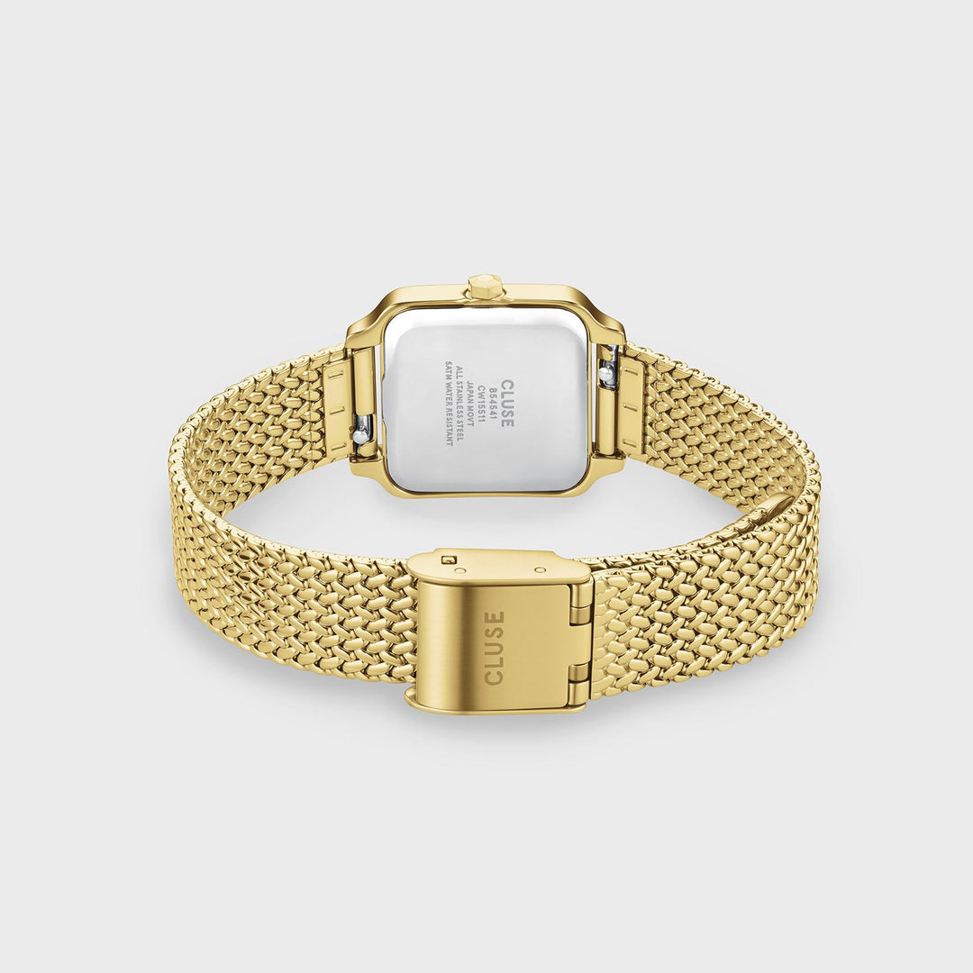 Orologio Donna CLUSE Gracieuse Mini Dorato con Quadrante Bianco