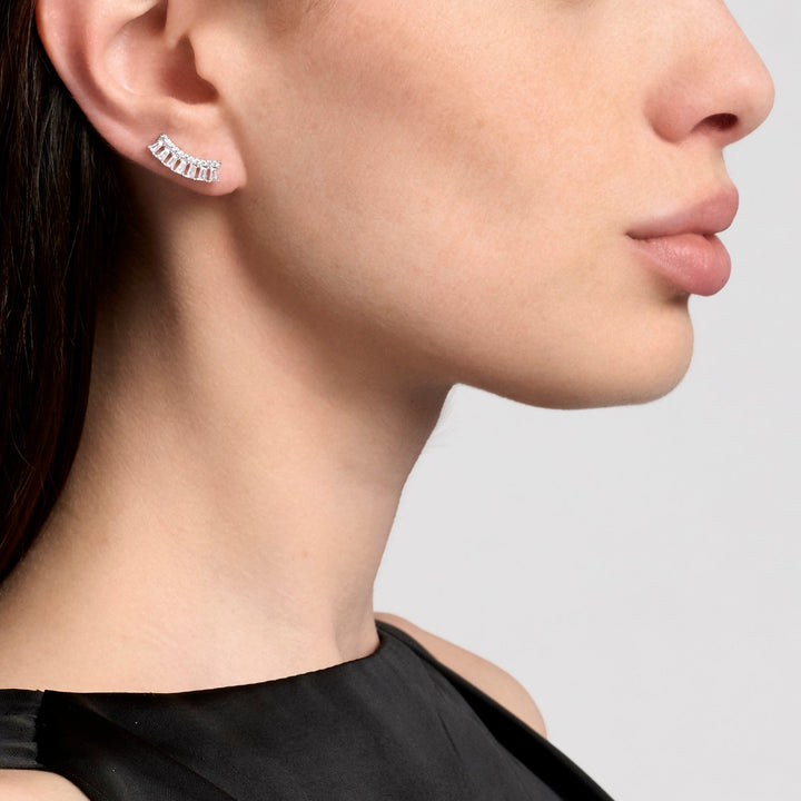 Orecchini REGINETTA con zirconi taper