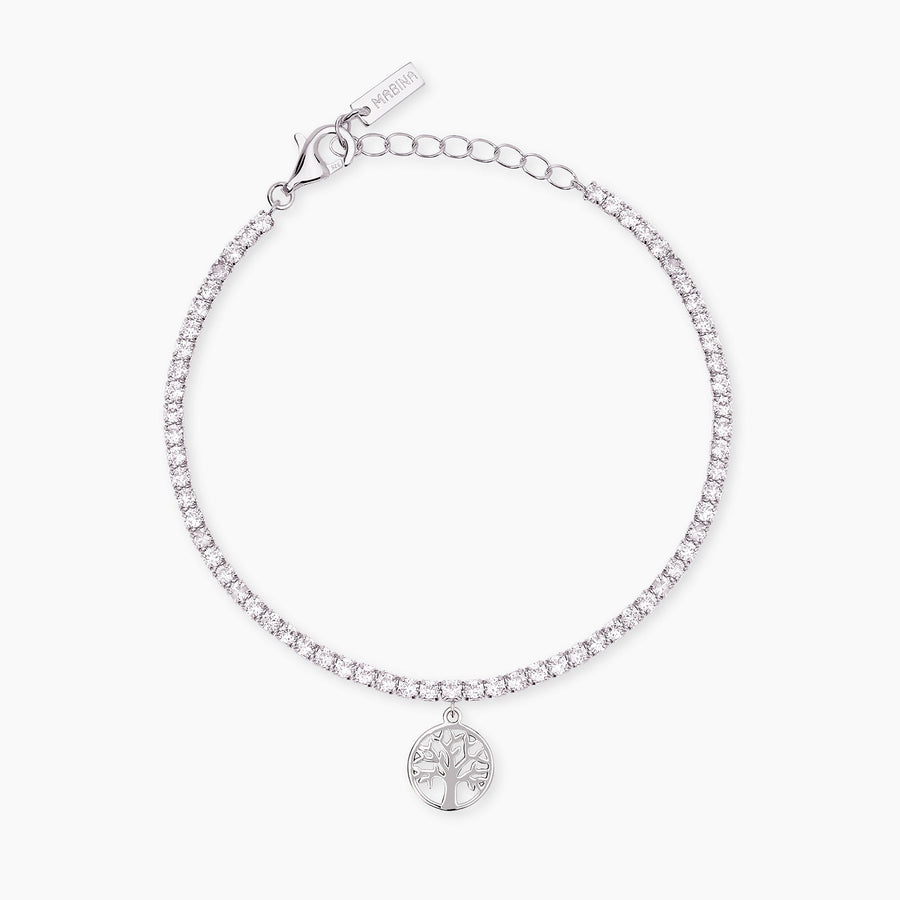 Bracciale tennis ALBERO DELLA VITA con ciondolo