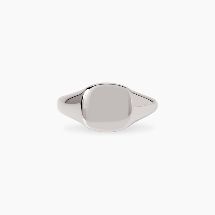 Anello chevalier NOBILE in bronzo e argento