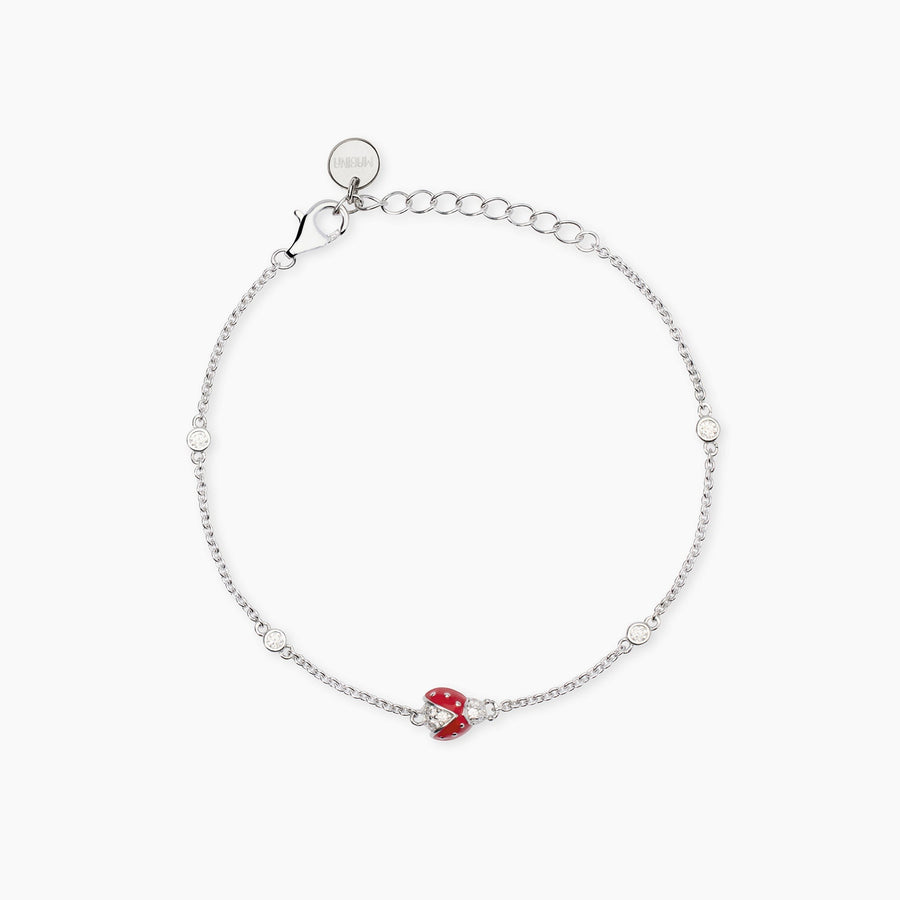 Bracciale COCCINELLE con coccinella smaltata e zirconi
