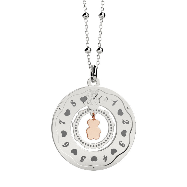 Orologio della Vita con ghiera in argento: le 40 settimane dell&