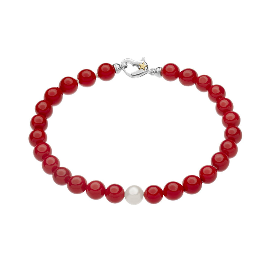 Comete Gioielli - Bracciale con chiusura in Cuore in Argento 925.