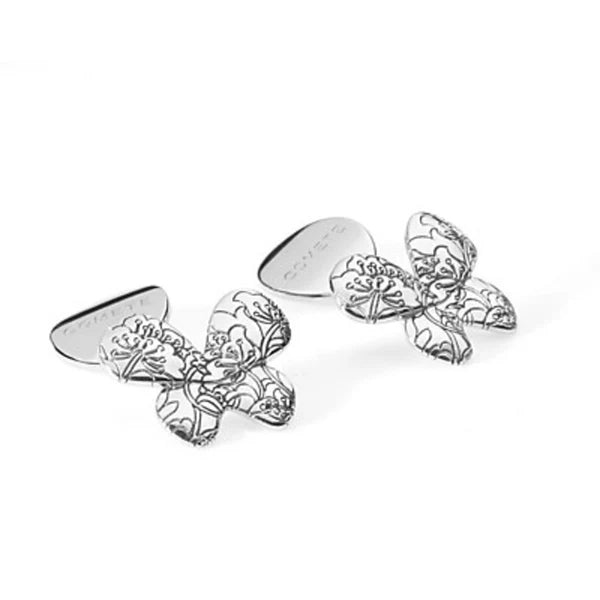 Gemelli Uomo Argento Collezione Farfalle