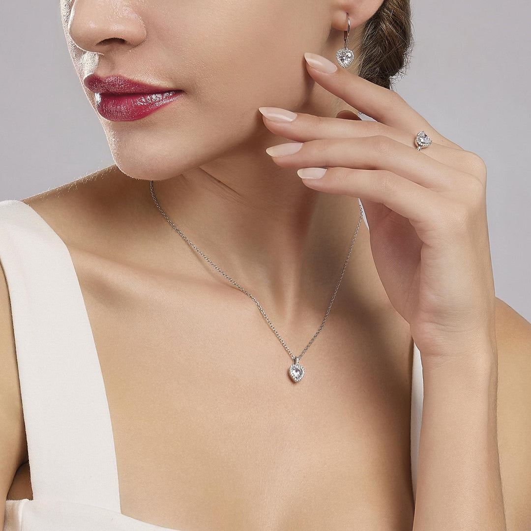 Anello solitario LOVE AFFAIR con zircone a cuore