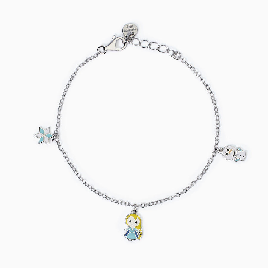 Bracciale da bambina FANTASY con ciondoli invernali smaltati
