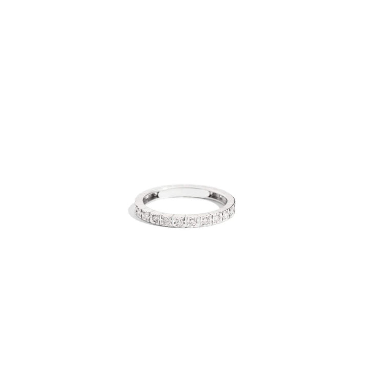 ReCarlo - Anello "Veretta" Facecube Diamanti Bianchi Misura 14