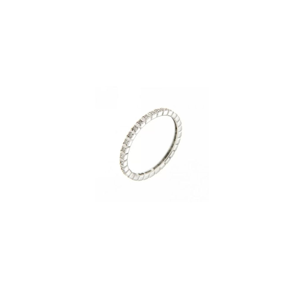 ReCarlo - Anello "Veretta" Facecube Diamanti Bianchi Misura 14