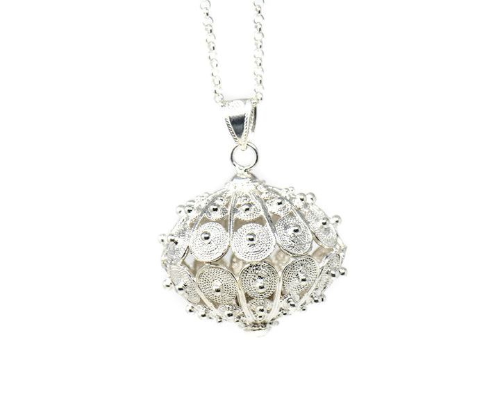 Girocollo Bottone Chiama Angeli con sonaglio