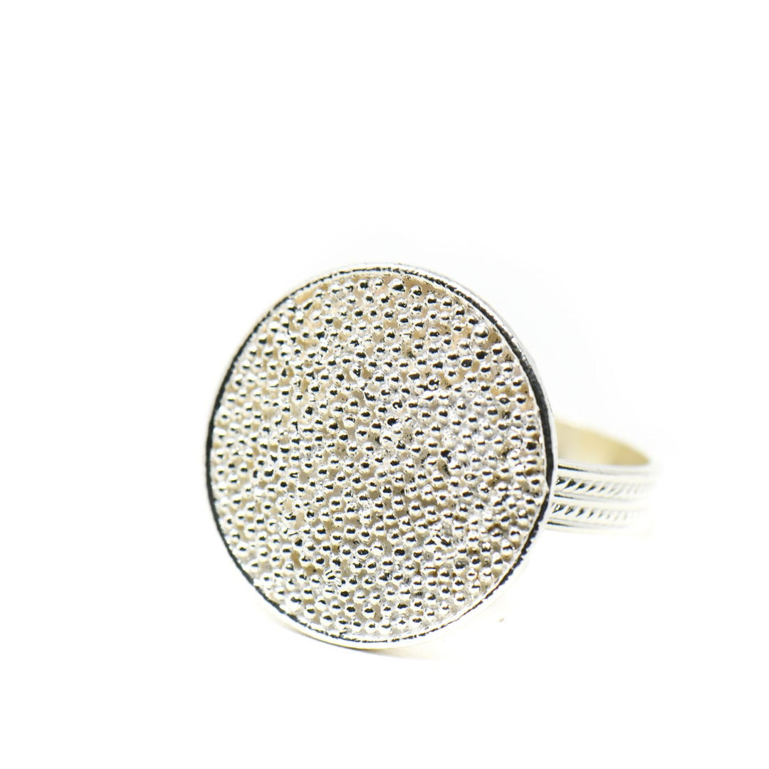 Anello in Filigrana a granulazione in argento