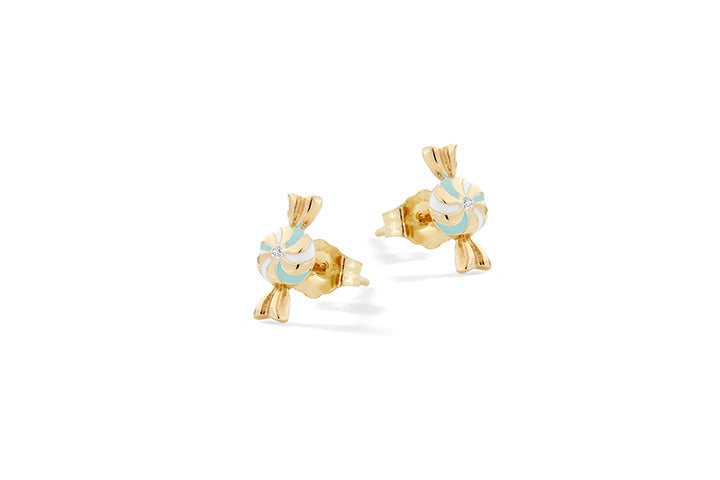 Orecchini caramella in argento 925