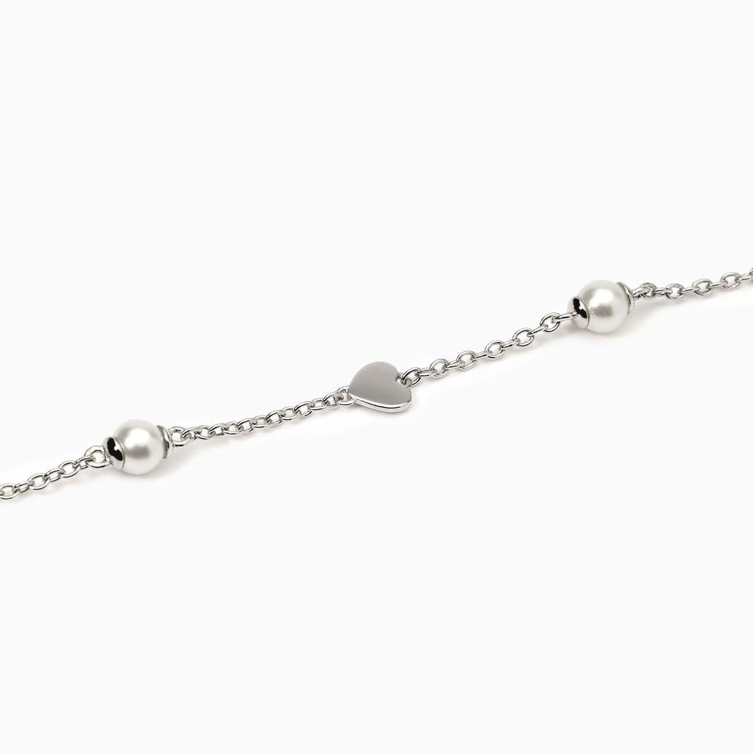Bracciale SKY LOVE con cuori e perla conchiglia