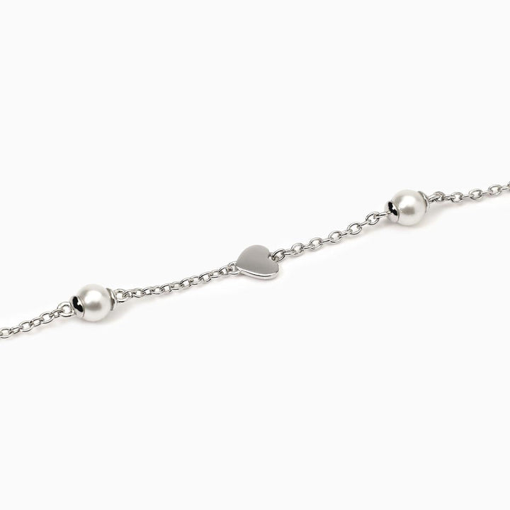 Bracciale SKY LOVE con cuori e perla conchiglia