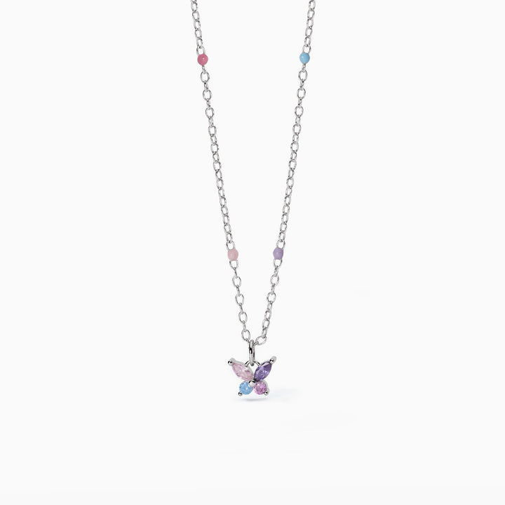 Girocollo da bambina SECRET GARDEN con farfalla colorata