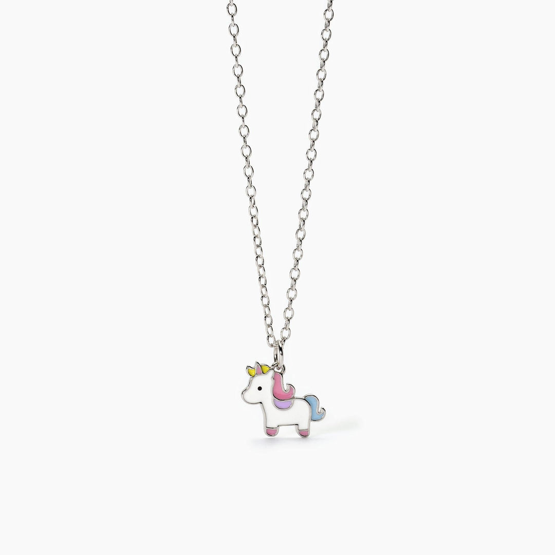 Girocollo da bambina UNICORNO MAGICO con unicorno smaltato