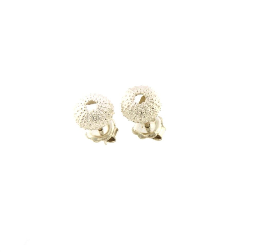 Orecchini a lobo in argento 925/1000 a forma di ricci di mare