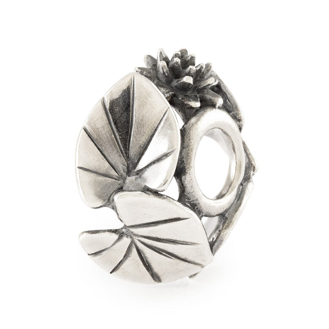 Trollbeads Bead Abbraccio di Ninfea - Argento 925