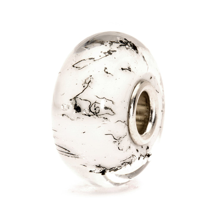 Trollbeads Bead Acciaio Bianco