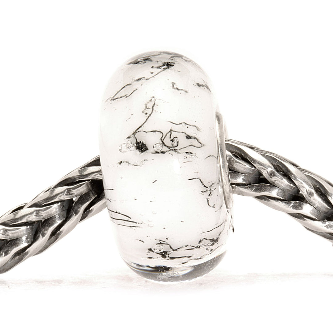 Trollbeads Bead Acciaio Bianco - dettaglio 1