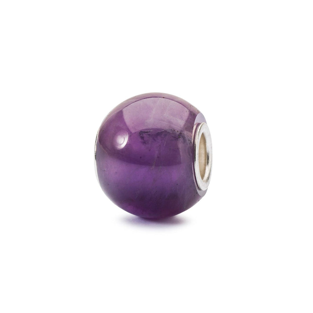 Trollbeads Bead Ametista Rotonda - Pietra naturale