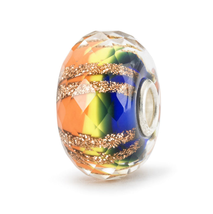 Trollbeads Bead Arcobaleno Sfaccettato - Vetro sfaccettato lavorato a mano