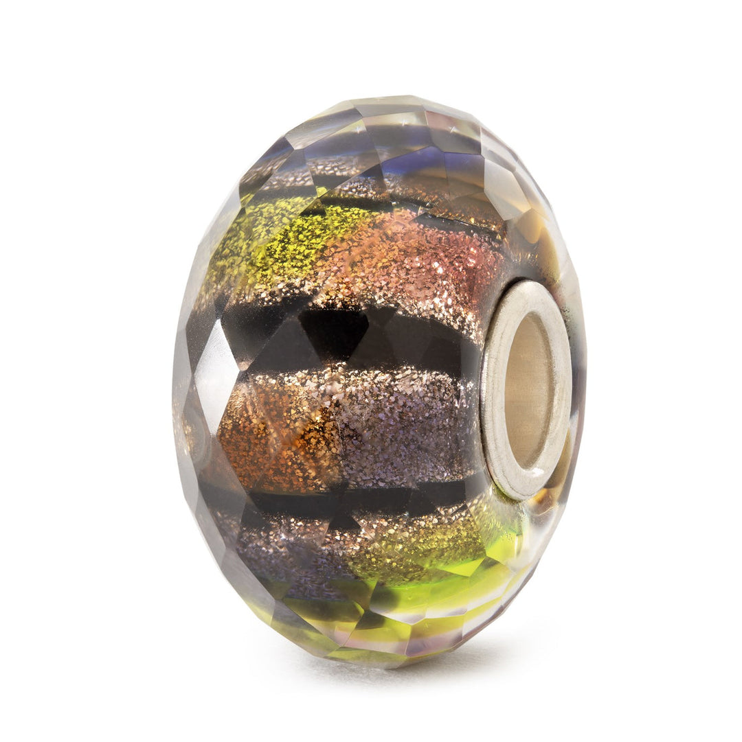 Trollbeads Bead Atmosfera Gioiosa sfaccettato - Vetro sfaccettato lavorato a mano