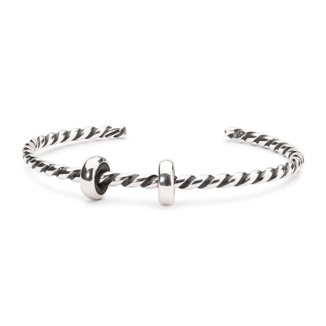 Trollbeads Bangle a Spirale in Argento - dettaglio 2