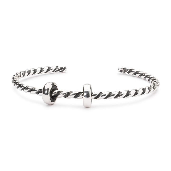 Trollbeads Bangle a Spirale in Argento - dettaglio 2