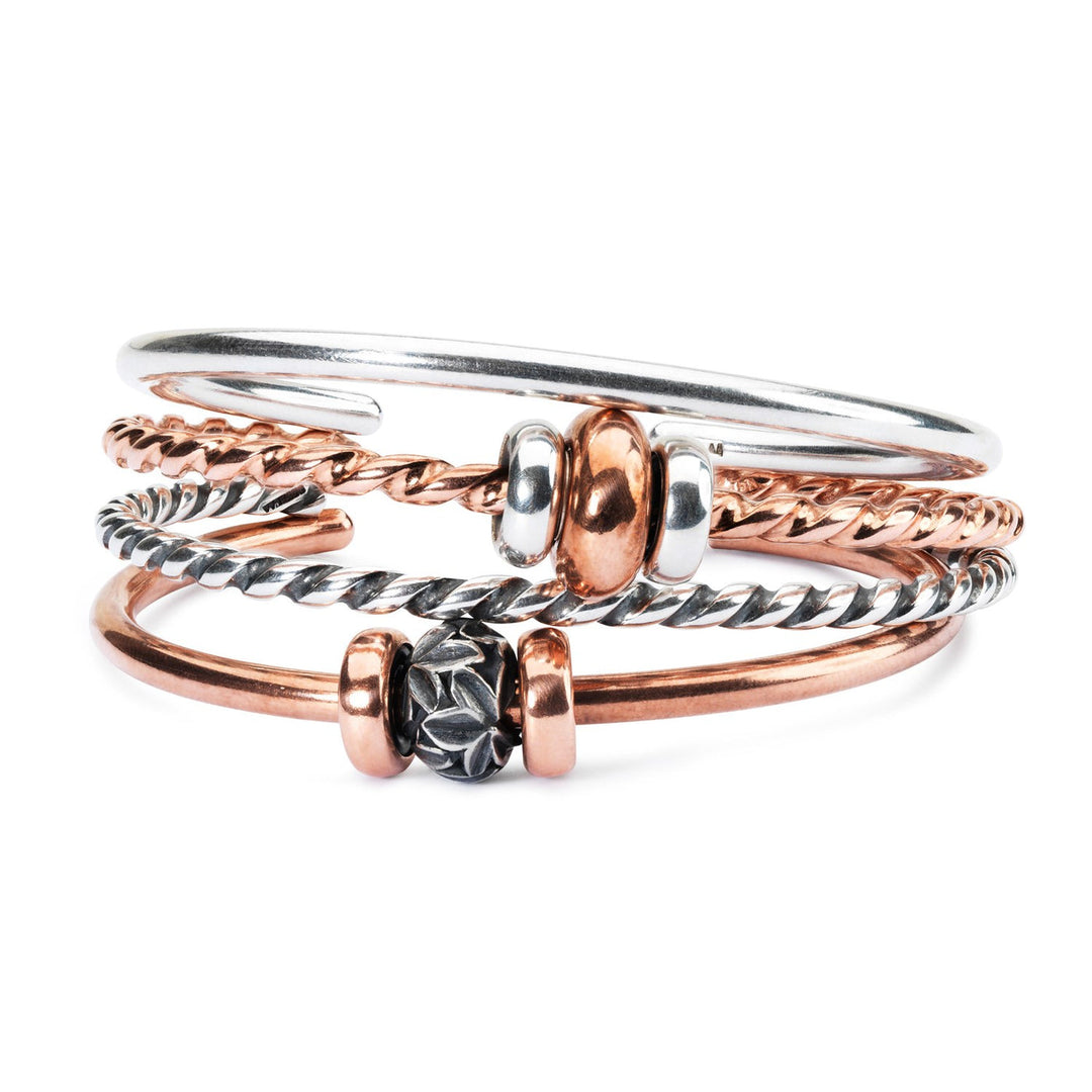 Trollbeads Bangle a Spirale in Argento - dettaglio 4