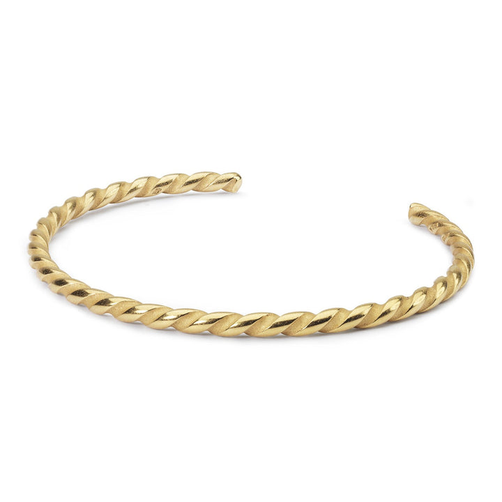 Trollbeads Bangle a Spirale Placcato Oro