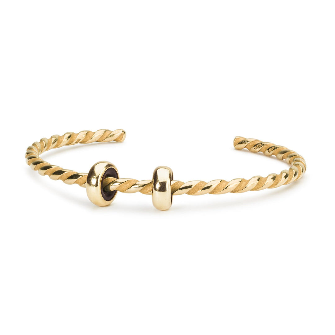 Trollbeads Bangle a Spirale Placcato Oro - dettaglio 2