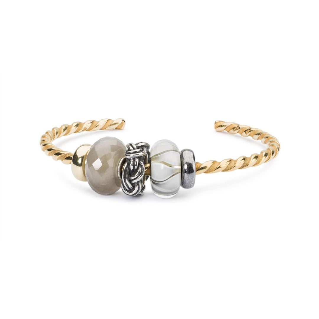 Trollbeads Bangle a Spirale Placcato Oro - dettaglio 4