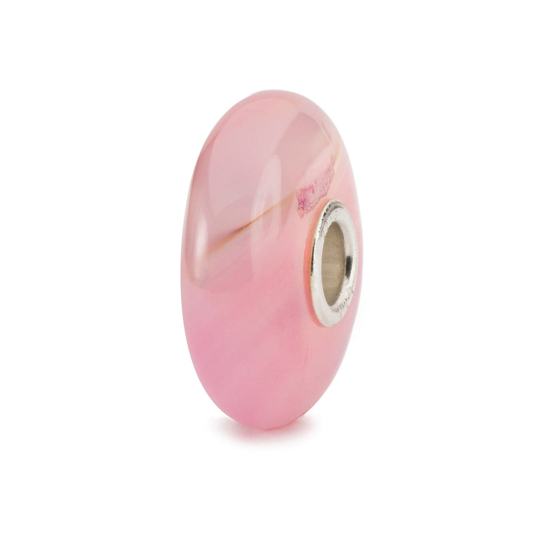 Trollbeads Bead Agata Rosa - Pietra naturale