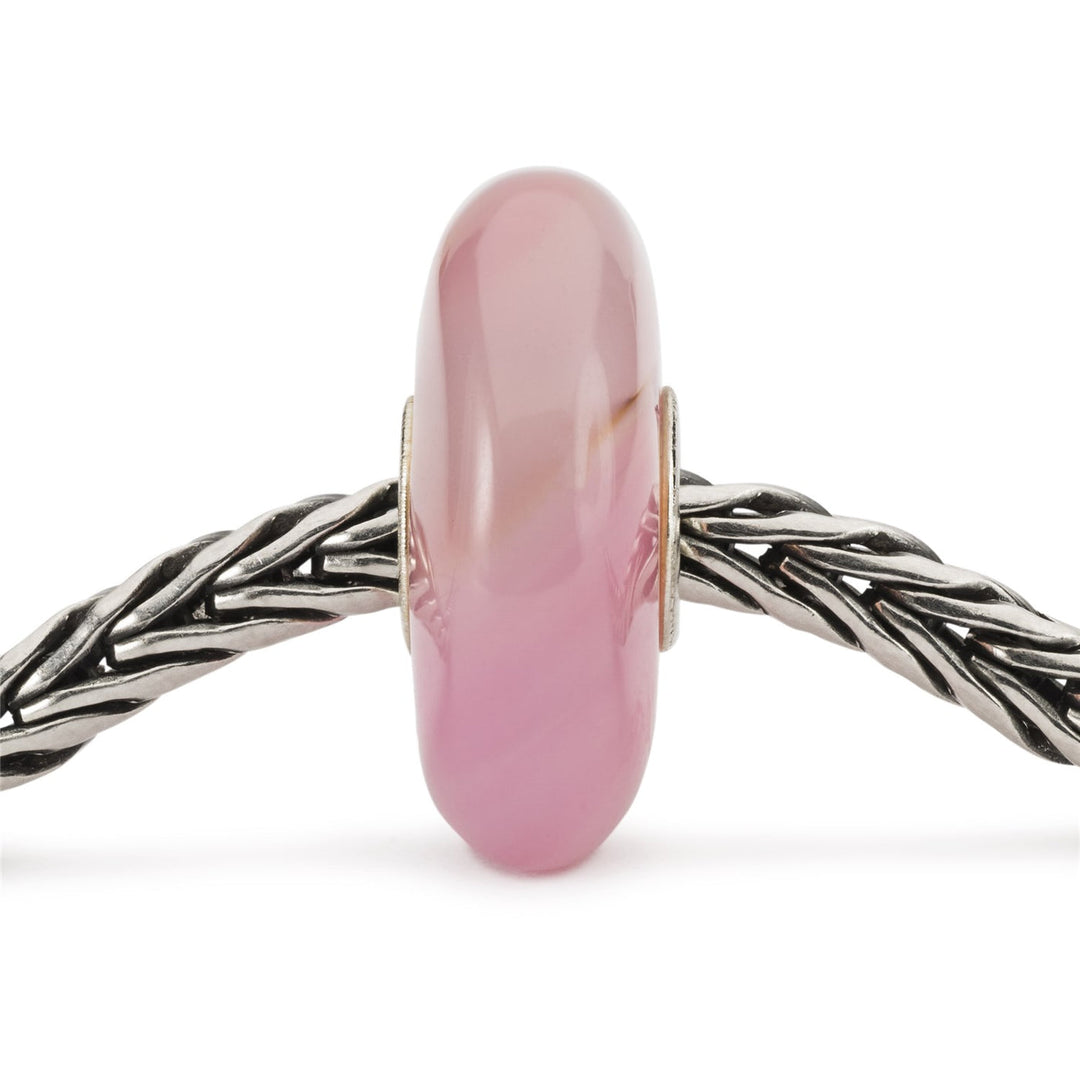 Trollbeads Bead Agata Rosa - dettaglio 1