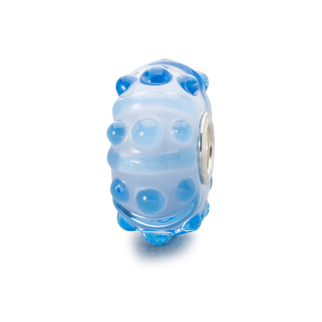 Trollbeads Bead Blu Cielo - Vetro lavorato a mano