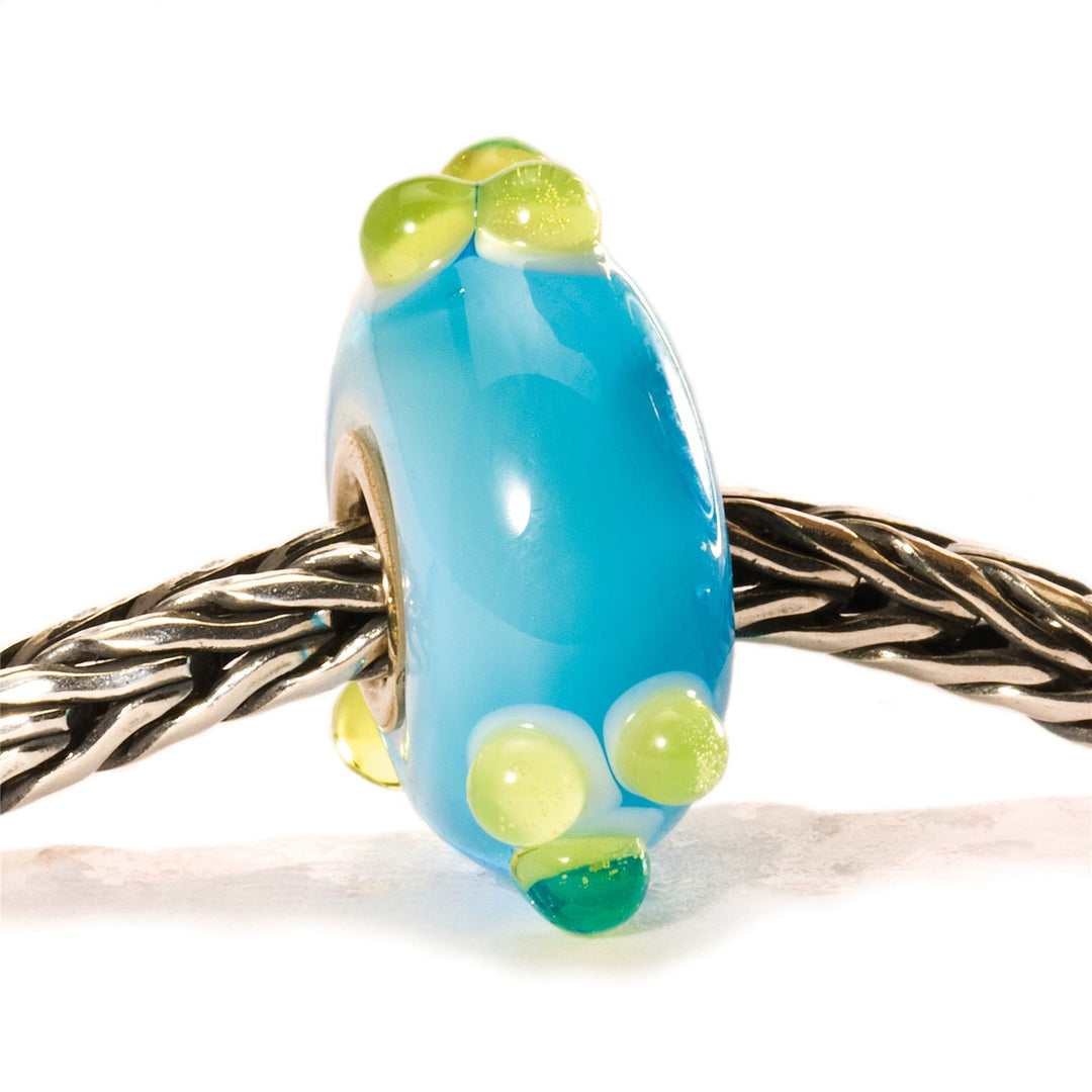 Trollbeads Bead Boccioli di Primavera Verde/Turchese - dettaglio 1