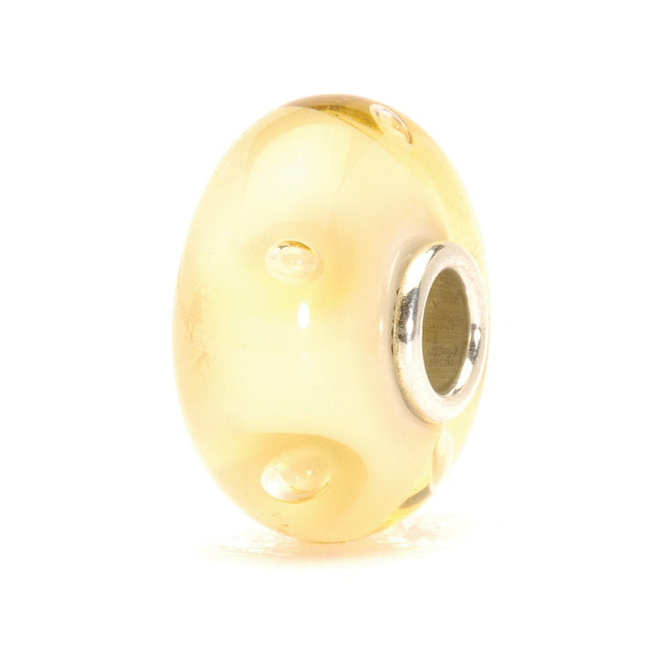 Trollbeads Bead Bolle Beige - Vetro lavorato a mano
