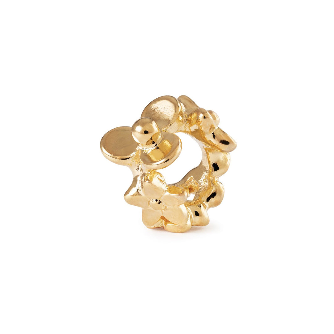 Trollbeads Bead Bouquet di Fiori, placcato oro - dettaglio 2