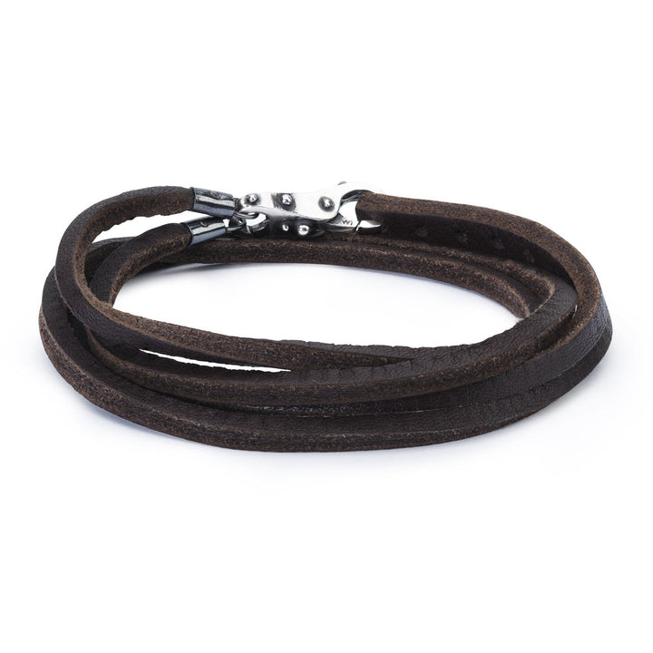 Trollbeads Bracciale Cuoio Marrone - dettaglio 3