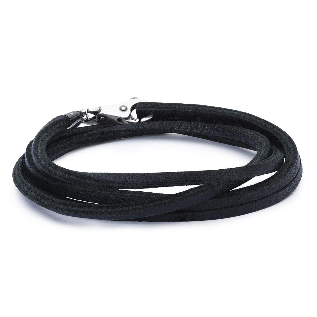 Trollbeads Bracciale Cuoio Nero - dettaglio 3