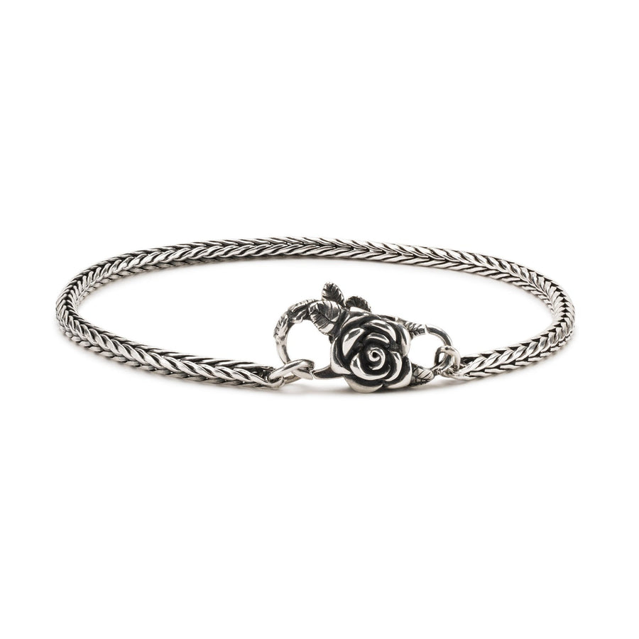 Trollbeads Bracciale in argento con Chiusura Rosa