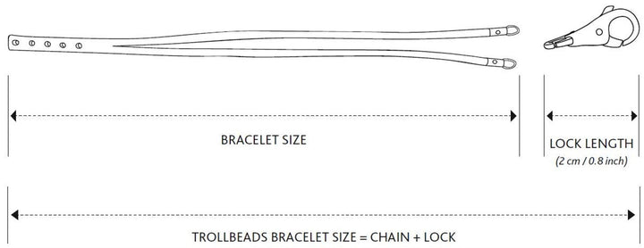 Trollbeads Bracciale in Cuoio Marrone con Chiusura Saggezza - dettaglio 4