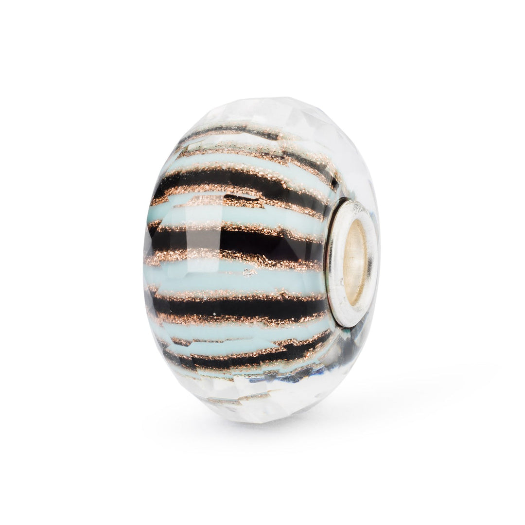 Trollbeads Bead Buon Inizio sfaccettato - Vetro sfaccettato lavorato a mano