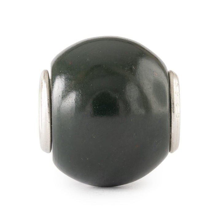 Trollbeads Bead Calcedonio Verde Rotondo - dettaglio 1