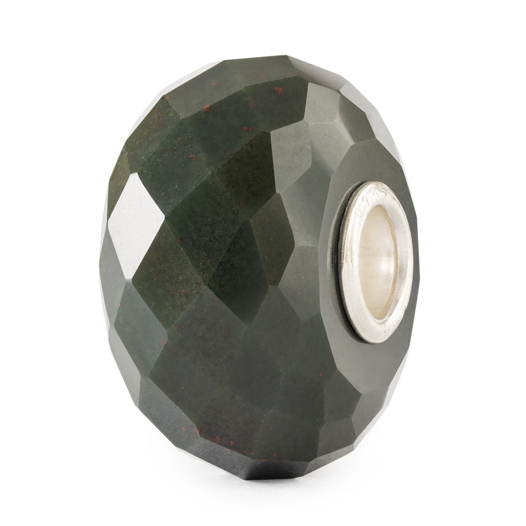 Trollbeads Bead Calcedonio Verde sfaccettato - Pietra naturale sfaccettata