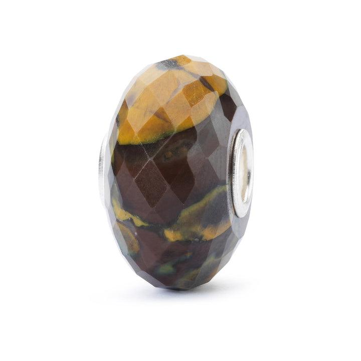 Trollbeads Bead Calcite Bruna sfaccettato - Pietra naturale sfaccettata